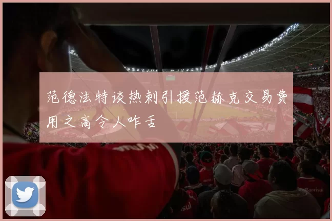 范德法特谈热刺引援范赫克交易费用之高令人咋舌