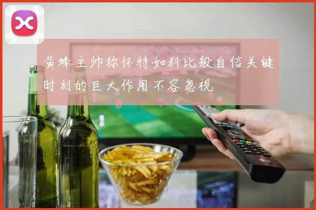 黄蜂主帅称怀特如科比般自信关键时刻的巨大作用不容忽视
